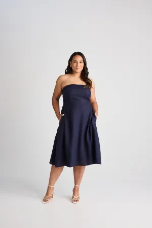 Aerin - Dress - Knee-Length - Navy