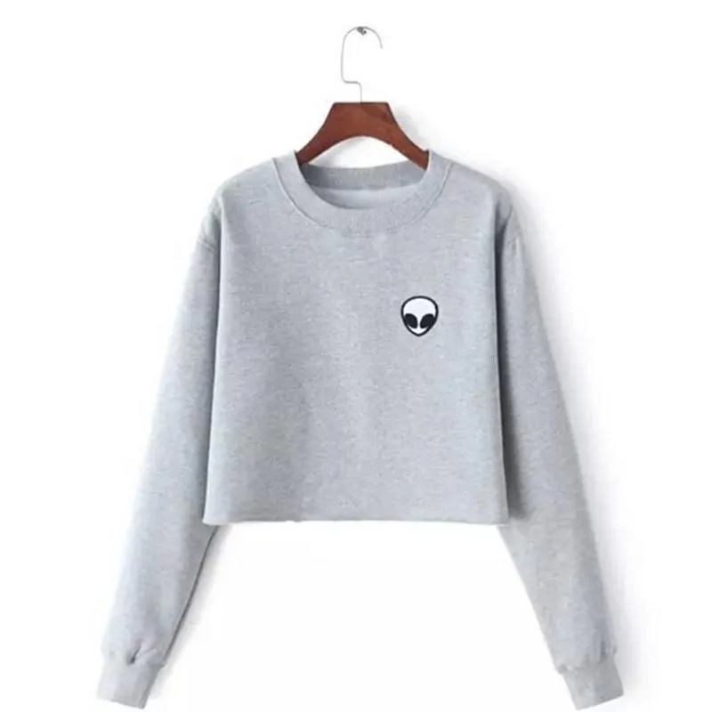 Alien Print Sweatshirt