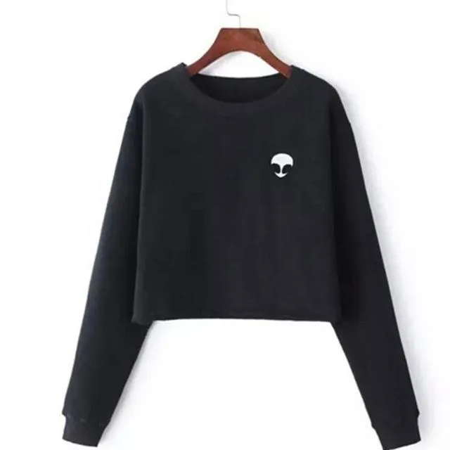 Alien Print Sweatshirt