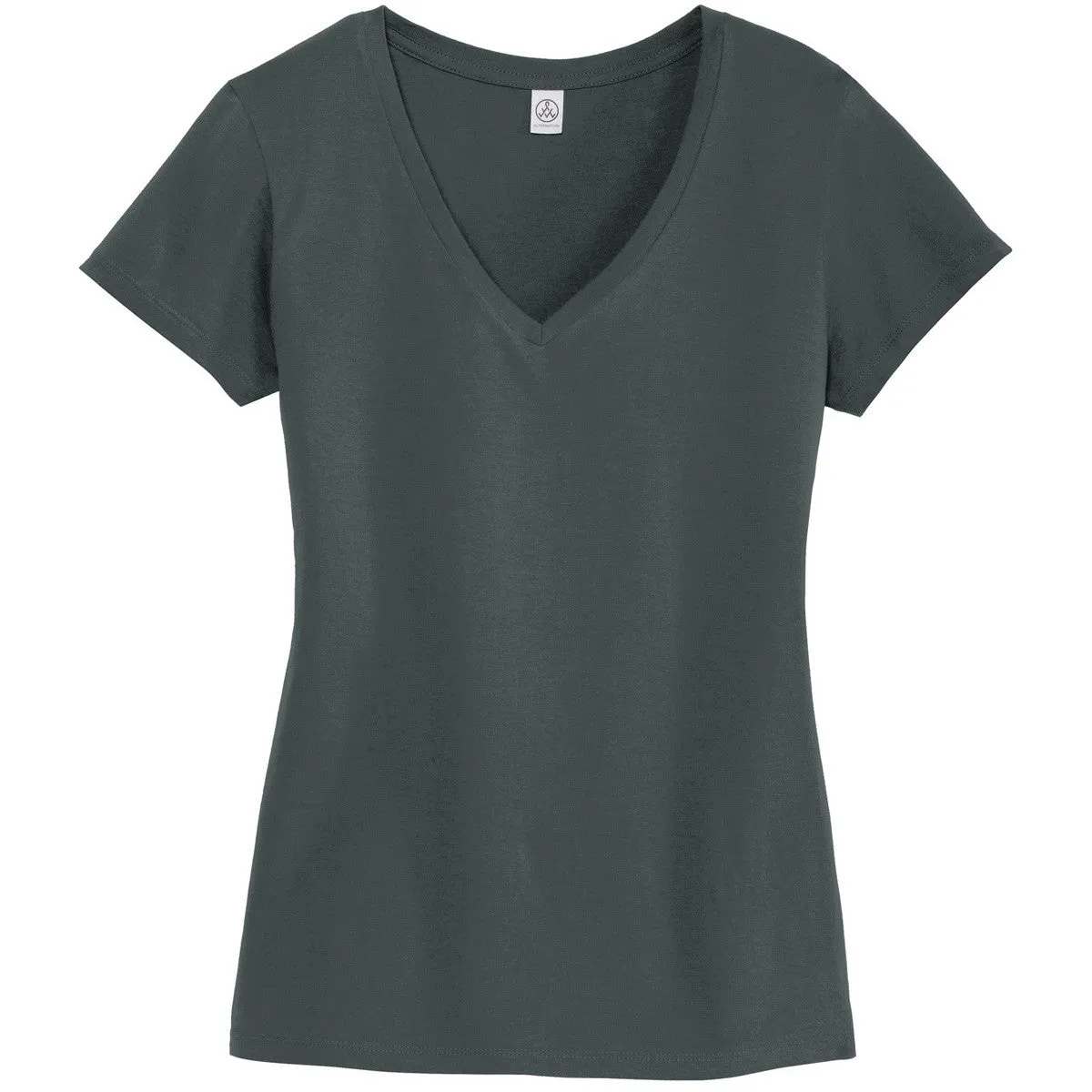 Alternative Apparel Women's Deep Charcoal Legacy V-Neck T-Shirt