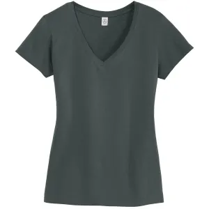 Alternative Apparel Women's Deep Charcoal Legacy V-Neck T-Shirt