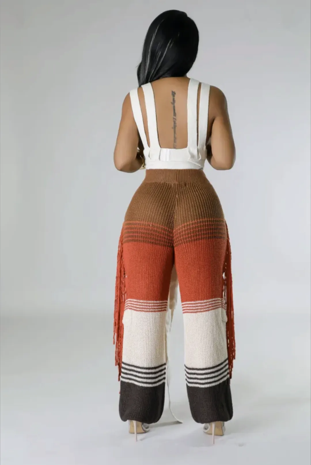 Block Tassel Pants