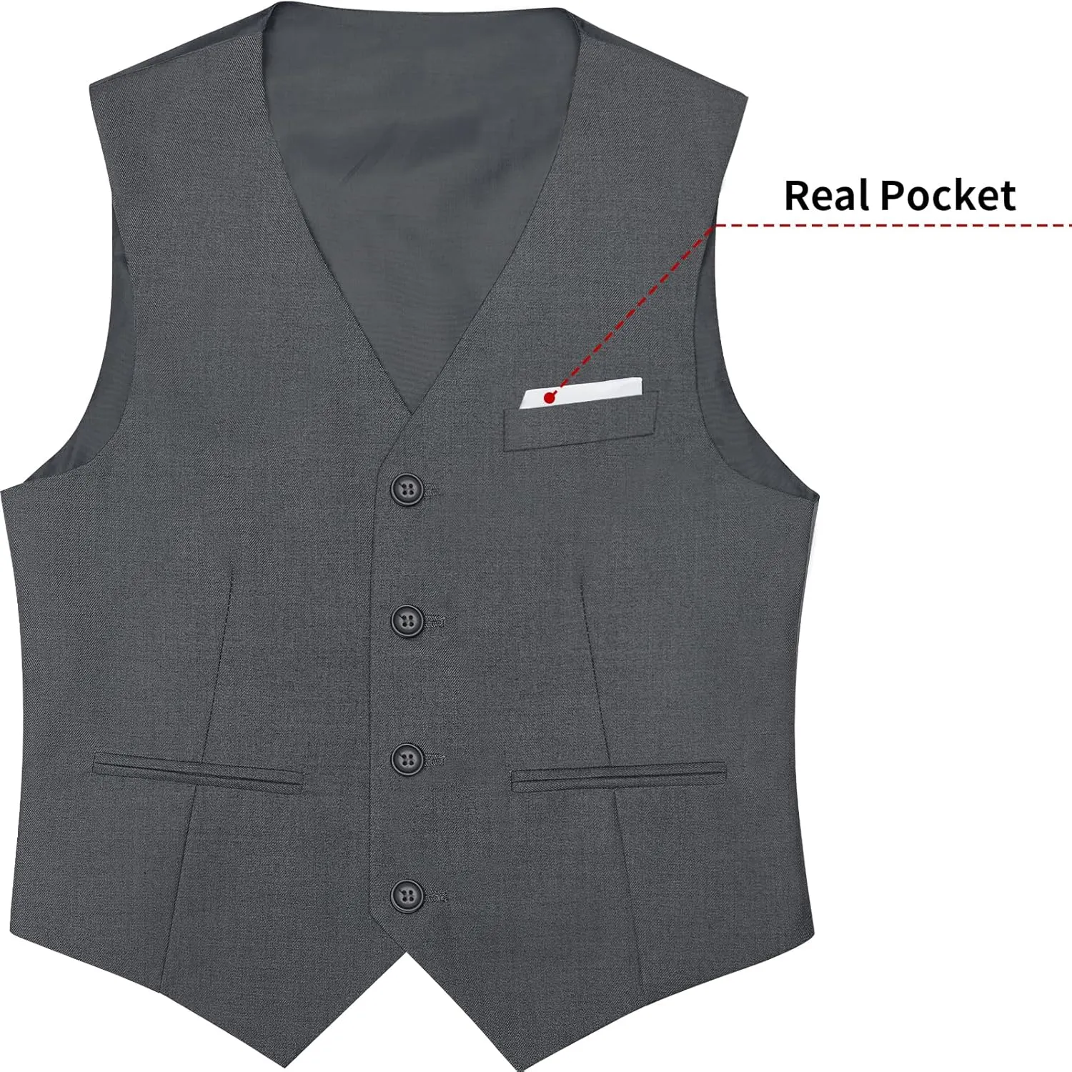 Boys Suit Teenager Suits Set for Boys, Kids Slim Fit Formal Wear Tuxedo, Ring Bearer Outfit for Wedding