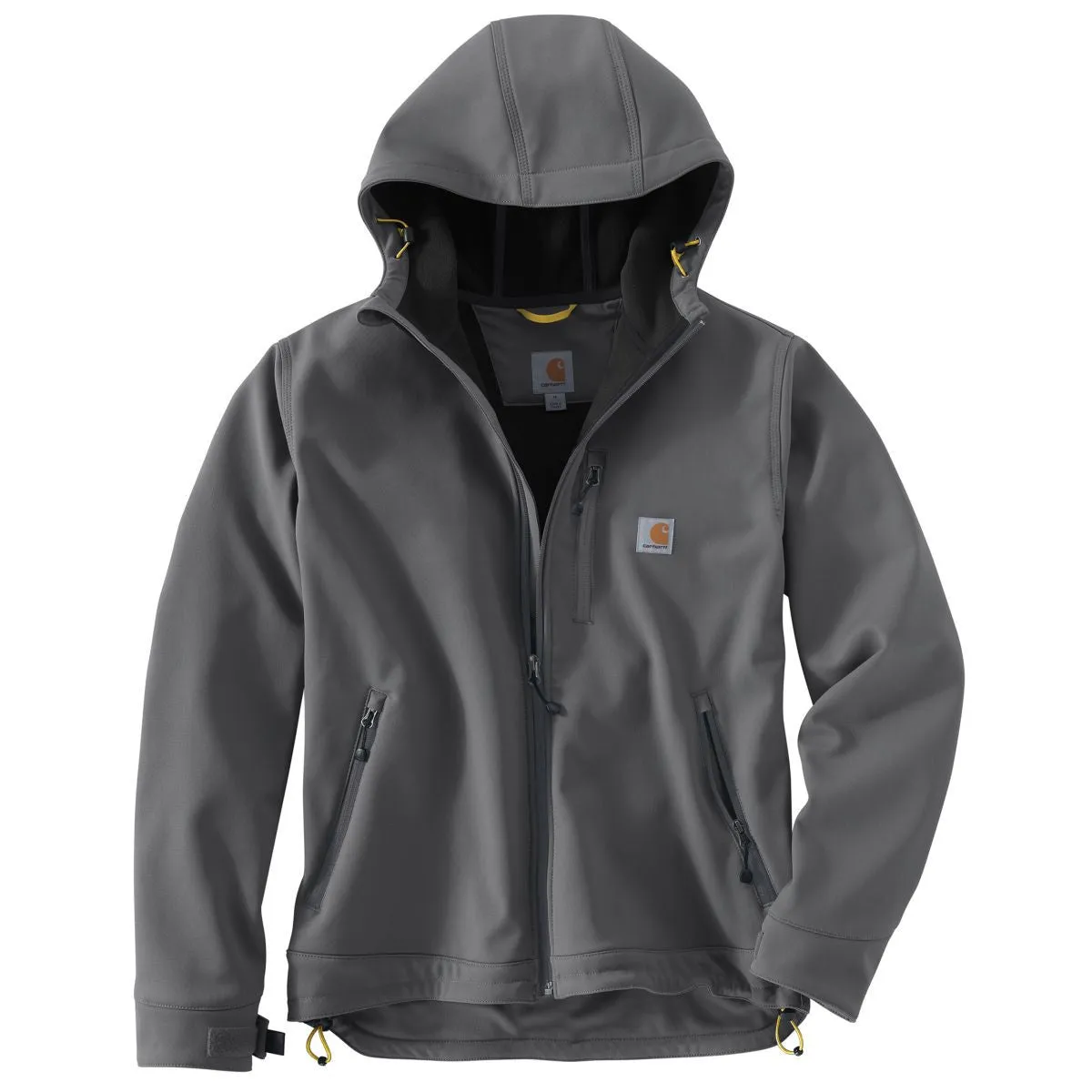 Carhartt Men's Charcoal Crowley Hooded Jacket