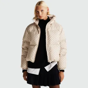 Casual Puffer Jacket - Ivory