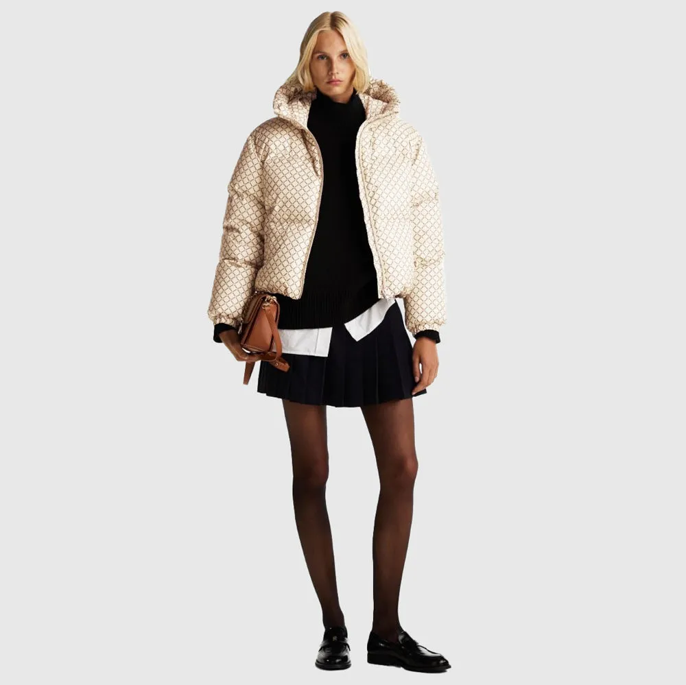 Casual Puffer Jacket - Ivory