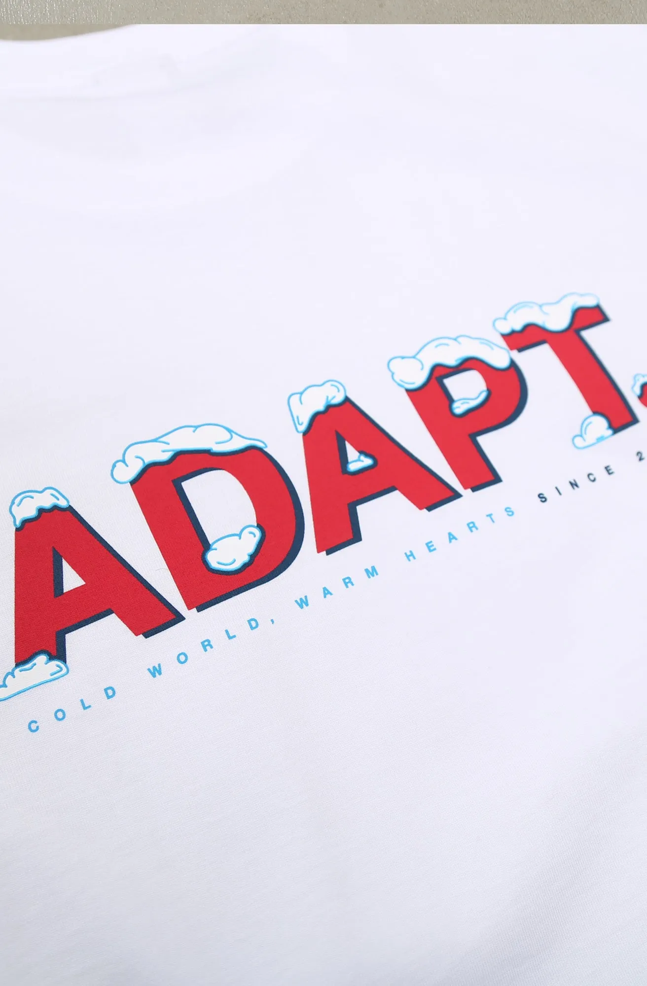 Cold World (Men's White Tee)