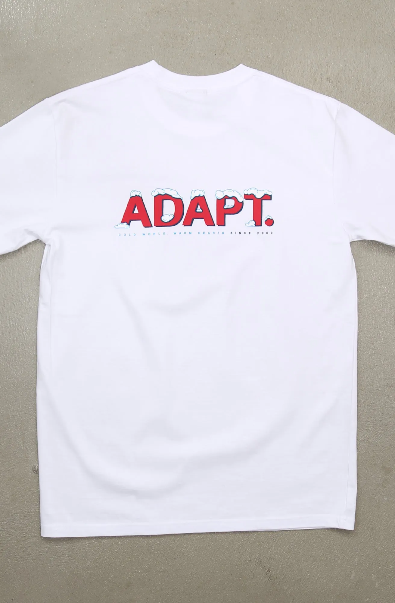 Cold World (Men's White Tee)