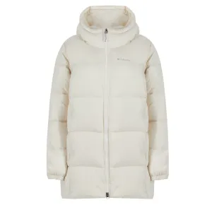 Columbia Womens Puffect Hooded Mid Puffer Jacket Chalk