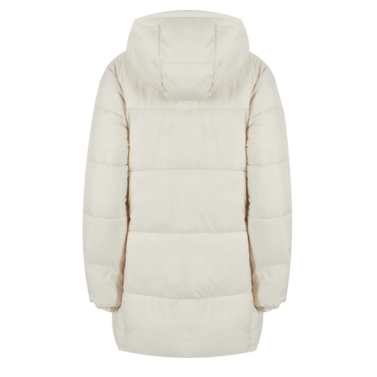 Columbia Womens Puffect Hooded Mid Puffer Jacket Chalk