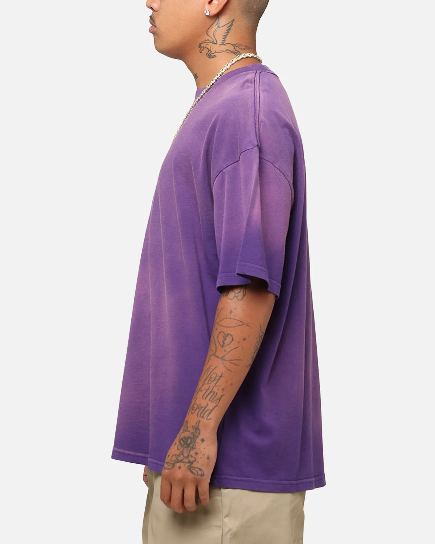 Culture Kings Sunfade T-Shirt Purple