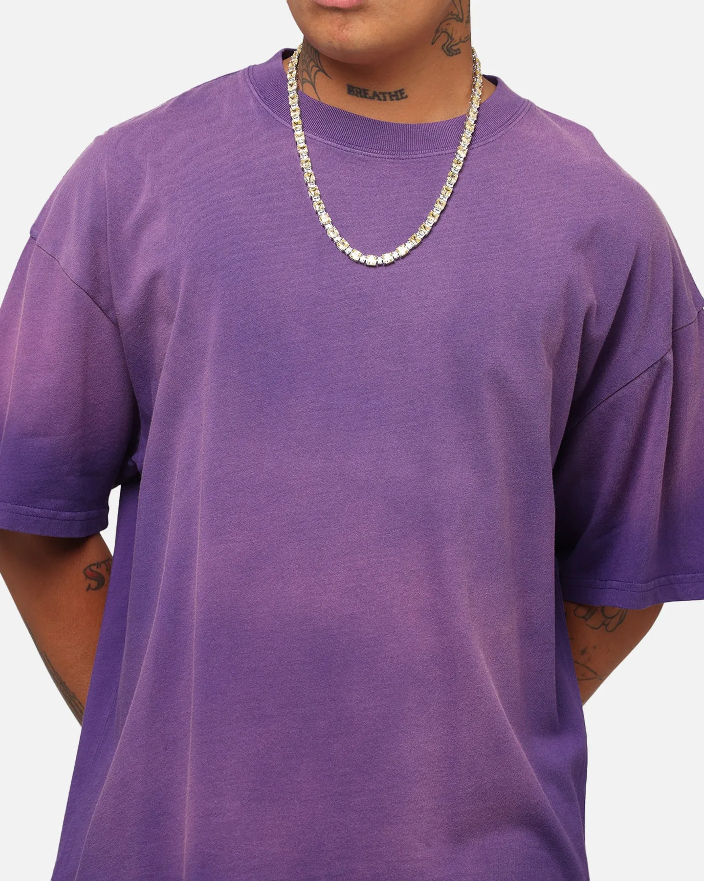 Culture Kings Sunfade T-Shirt Purple
