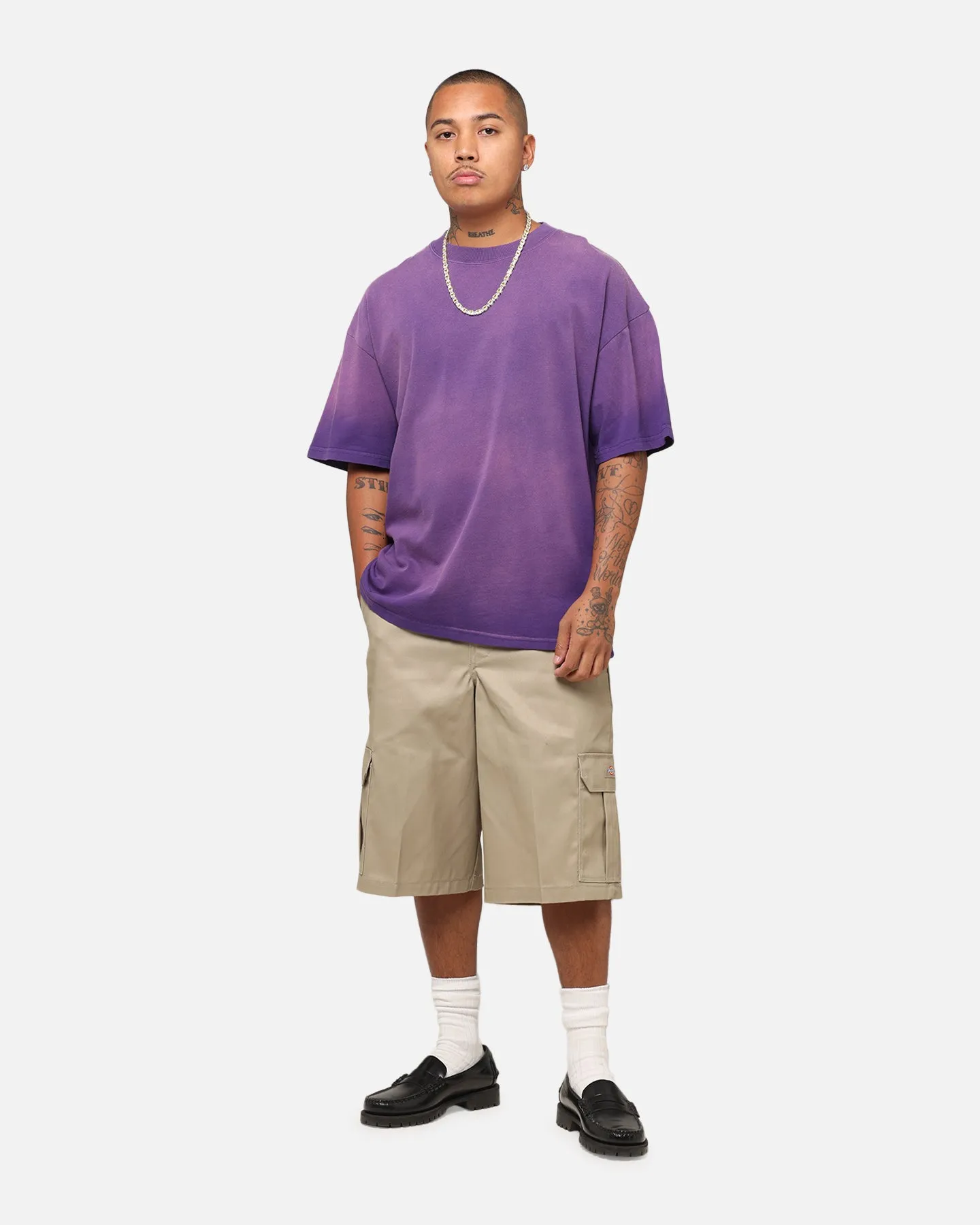 Culture Kings Sunfade T-Shirt Purple