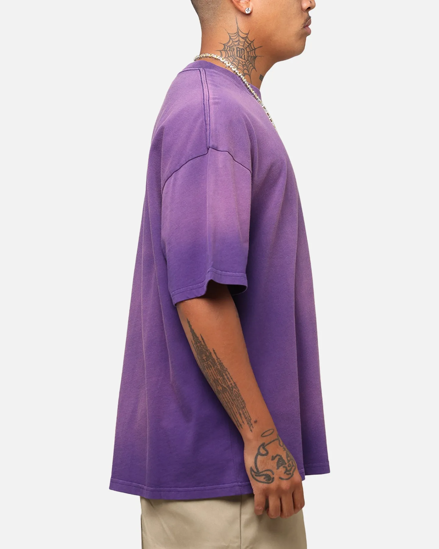 Culture Kings Sunfade T-Shirt Purple