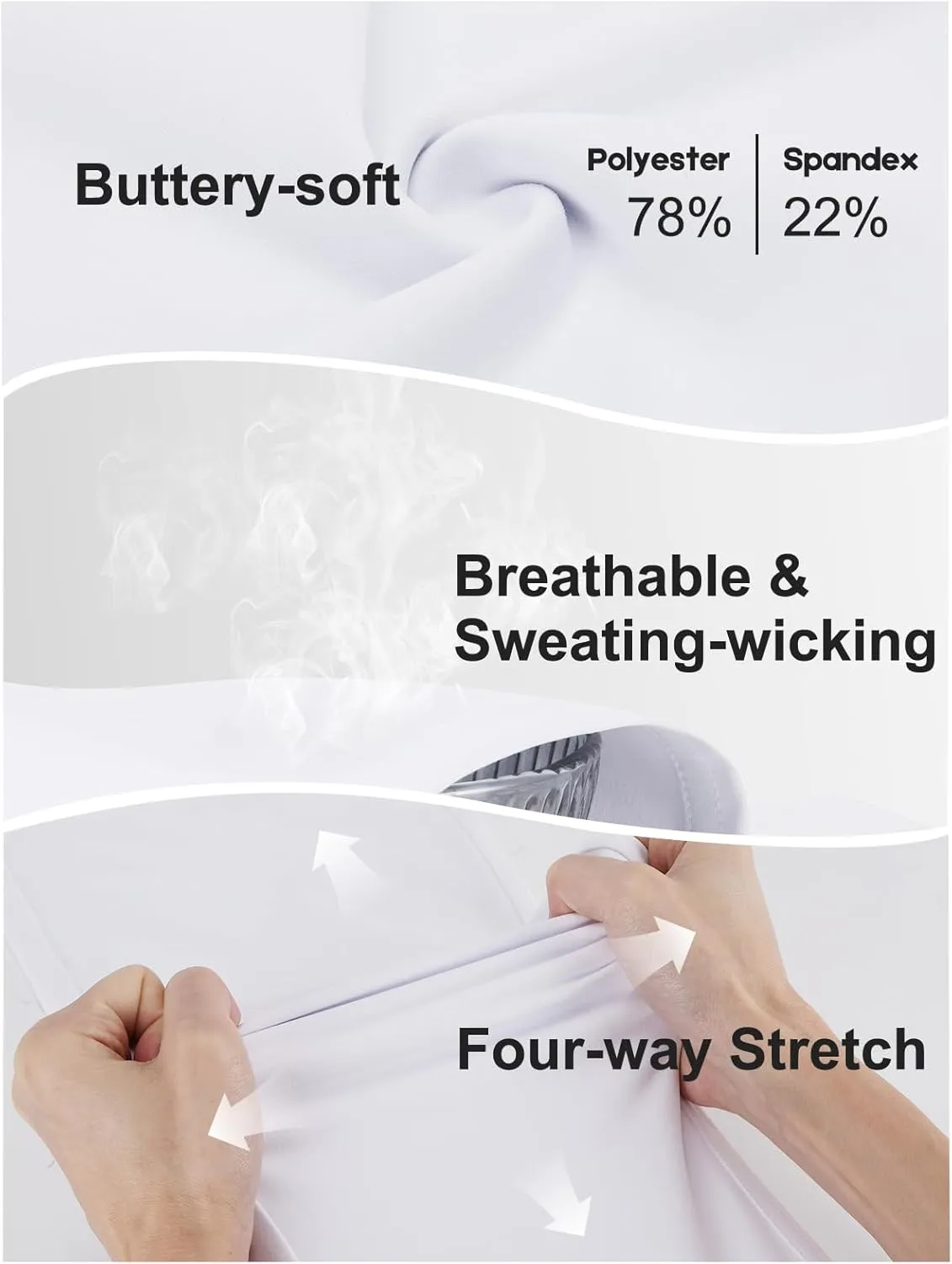 Flare Leggings for Women, Stretchy High Waisted Bootcut Workout Yoga Pants Tummy Control Butt Lift Bell Bottom Jeans