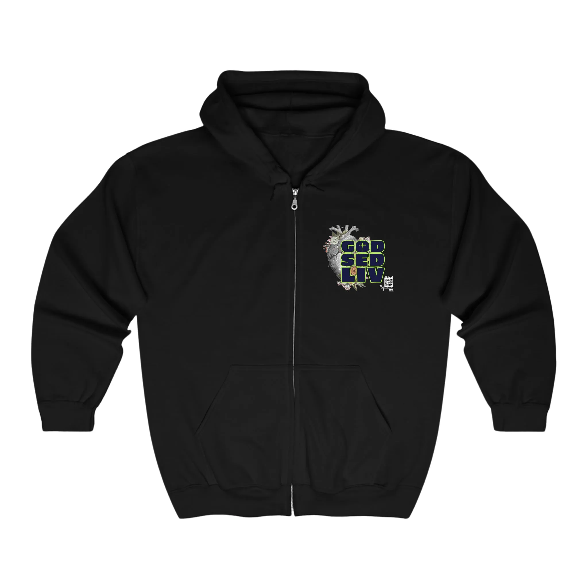 God Sed Liv Full Zip Hooded Sweatshirt