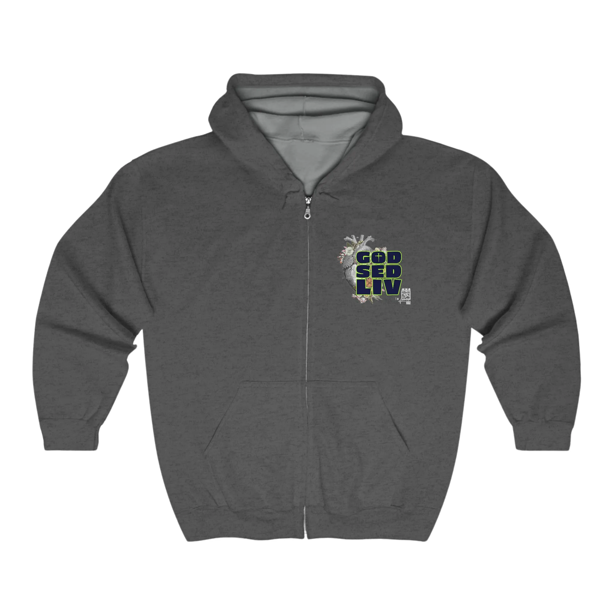God Sed Liv Full Zip Hooded Sweatshirt