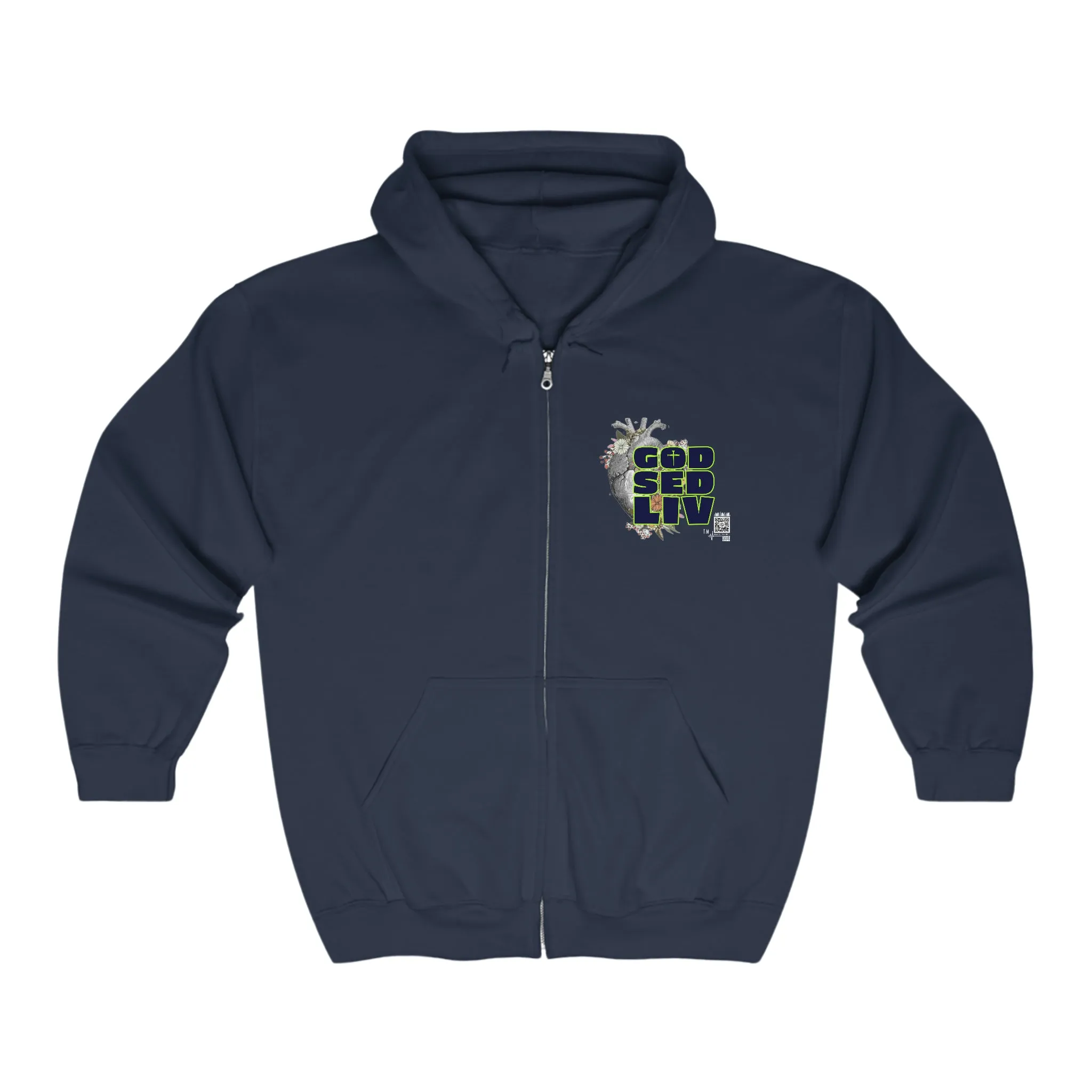 God Sed Liv Full Zip Hooded Sweatshirt