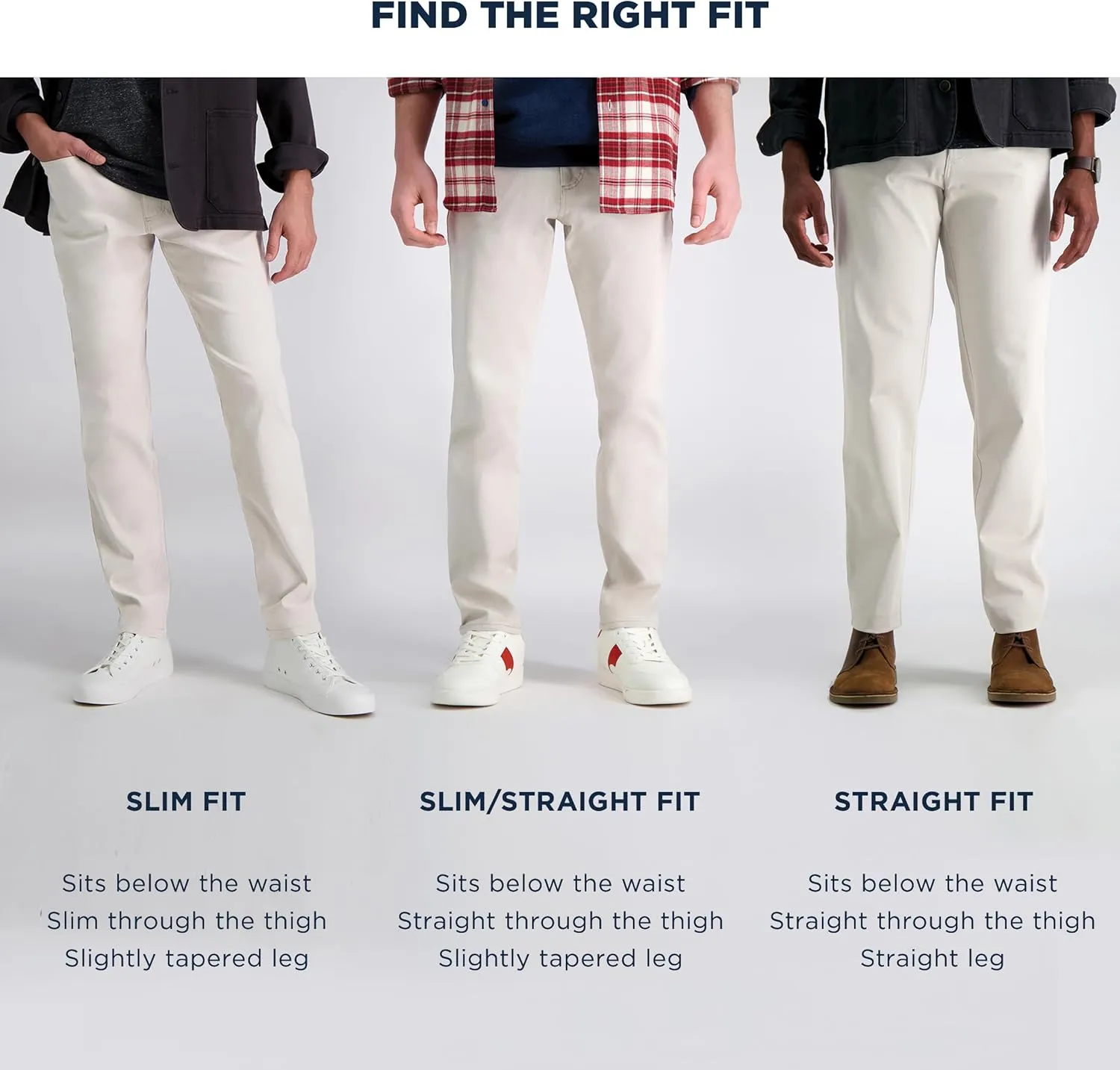 Haggar Men's The Active Series Big and Tall Straight Fit Stretch Pants