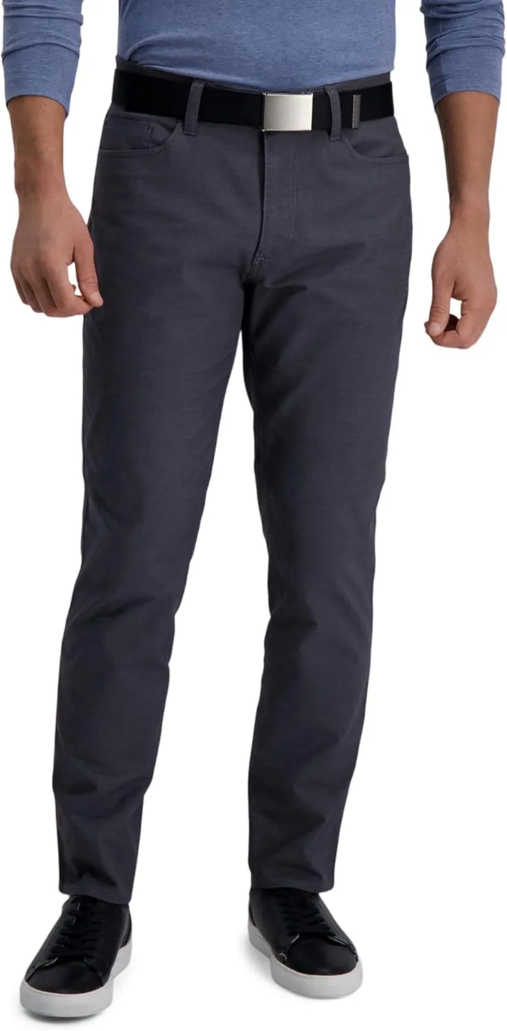Haggar Men's The Active Series Big and Tall Straight Fit Stretch Pants