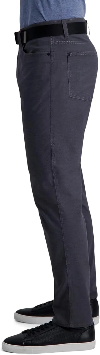 Haggar Men's The Active Series Big and Tall Straight Fit Stretch Pants