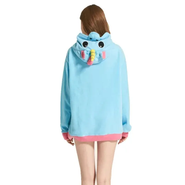 HKSNG Unicorn Fleece Hoodie - Women's