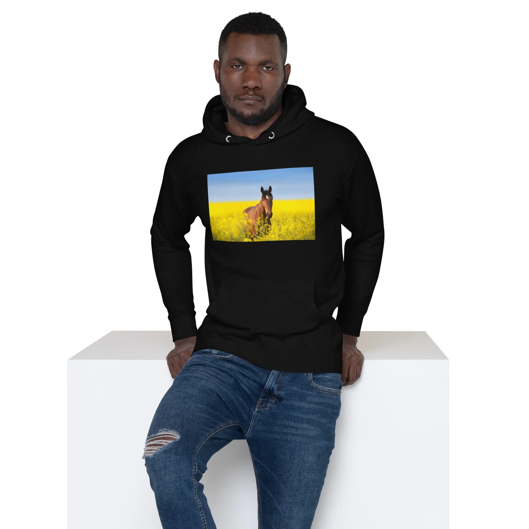 Hoodie Mens Designer (Hoodies Mens - Horse 0024)