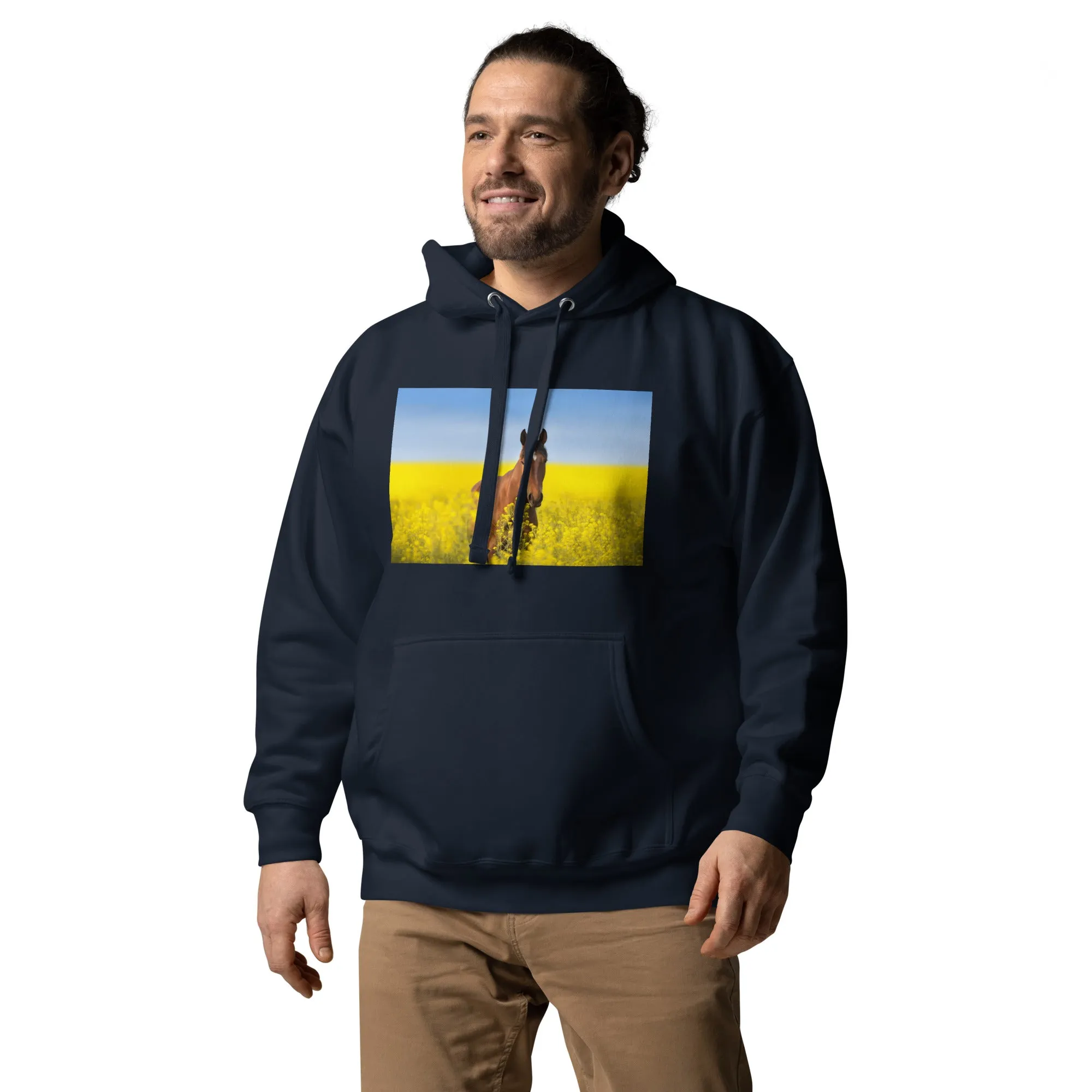 Hoodie Mens Designer (Hoodies Mens - Horse 0024)