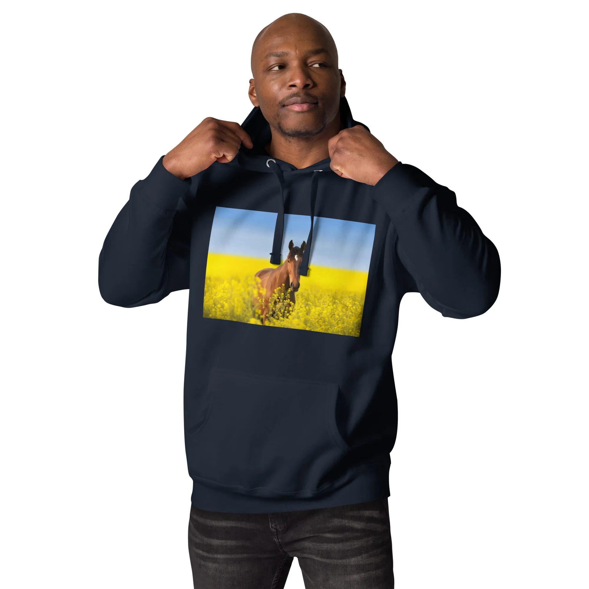 Hoodie Mens Designer (Hoodies Mens - Horse 0024)