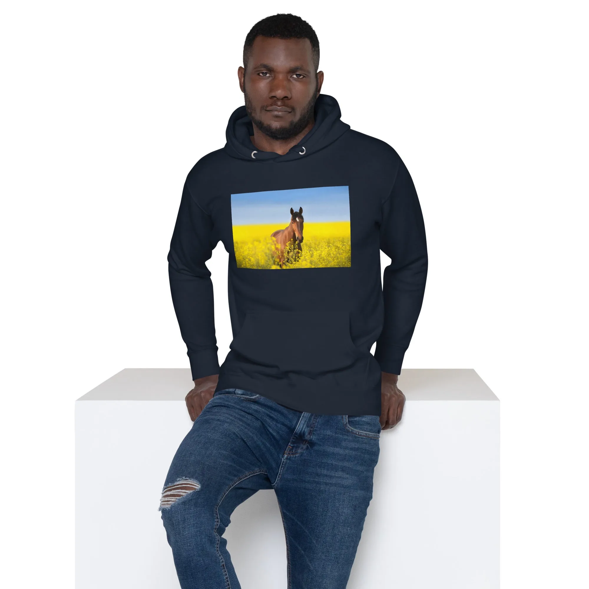 Hoodie Mens Designer (Hoodies Mens - Horse 0024)