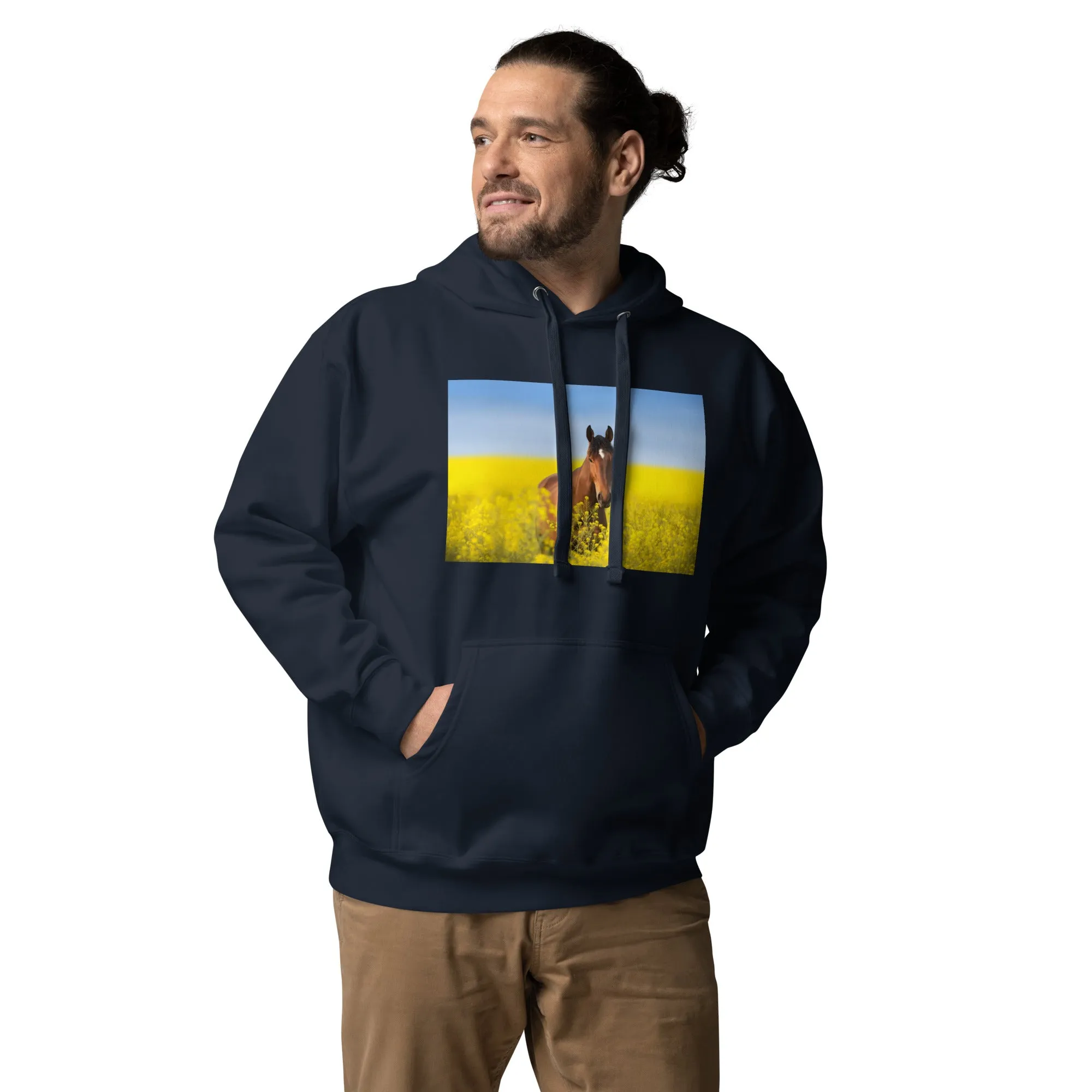 Hoodie Mens Designer (Hoodies Mens - Horse 0024)