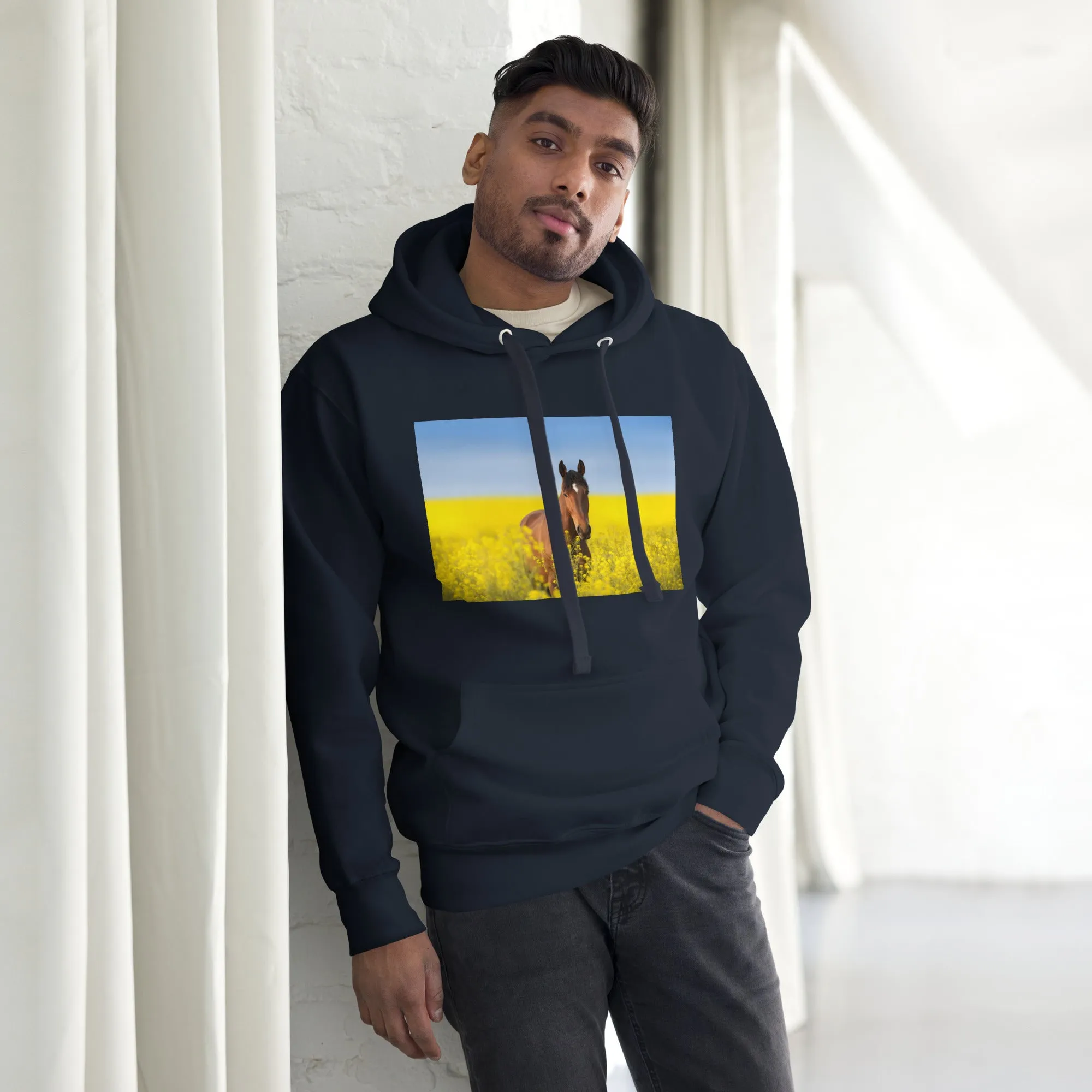 Hoodie Mens Designer (Hoodies Mens - Horse 0024)