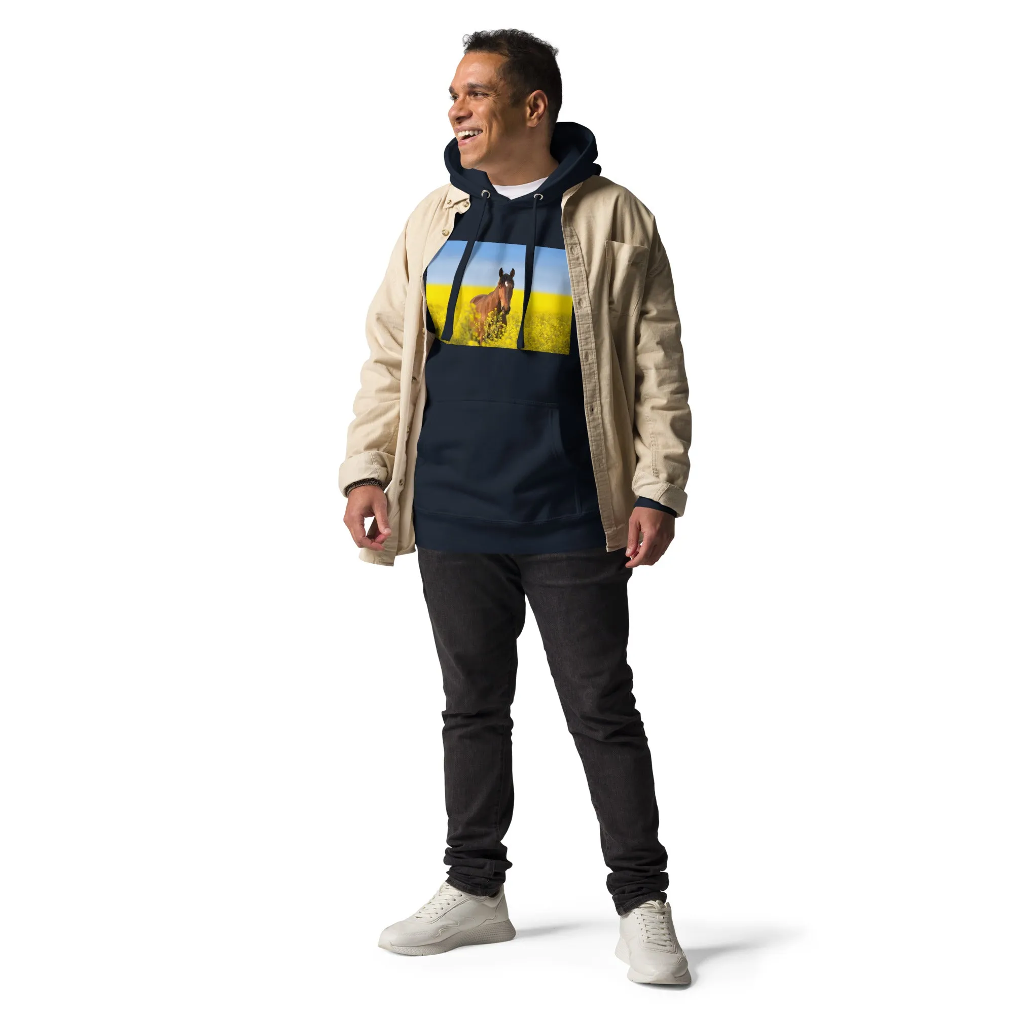 Hoodie Mens Designer (Hoodies Mens - Horse 0024)
