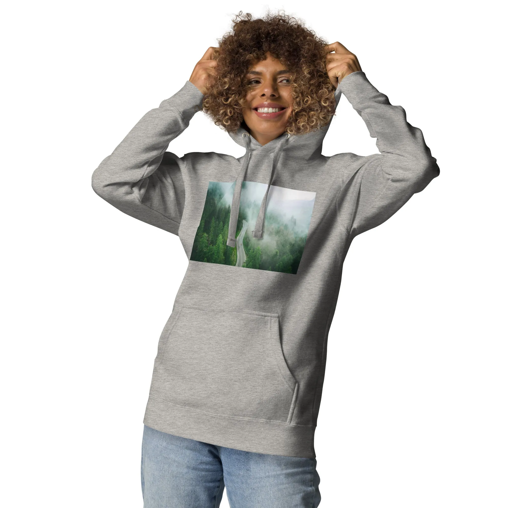 Hoodie Womens Designer (Hoodies Womens - Nature Forest 0019)