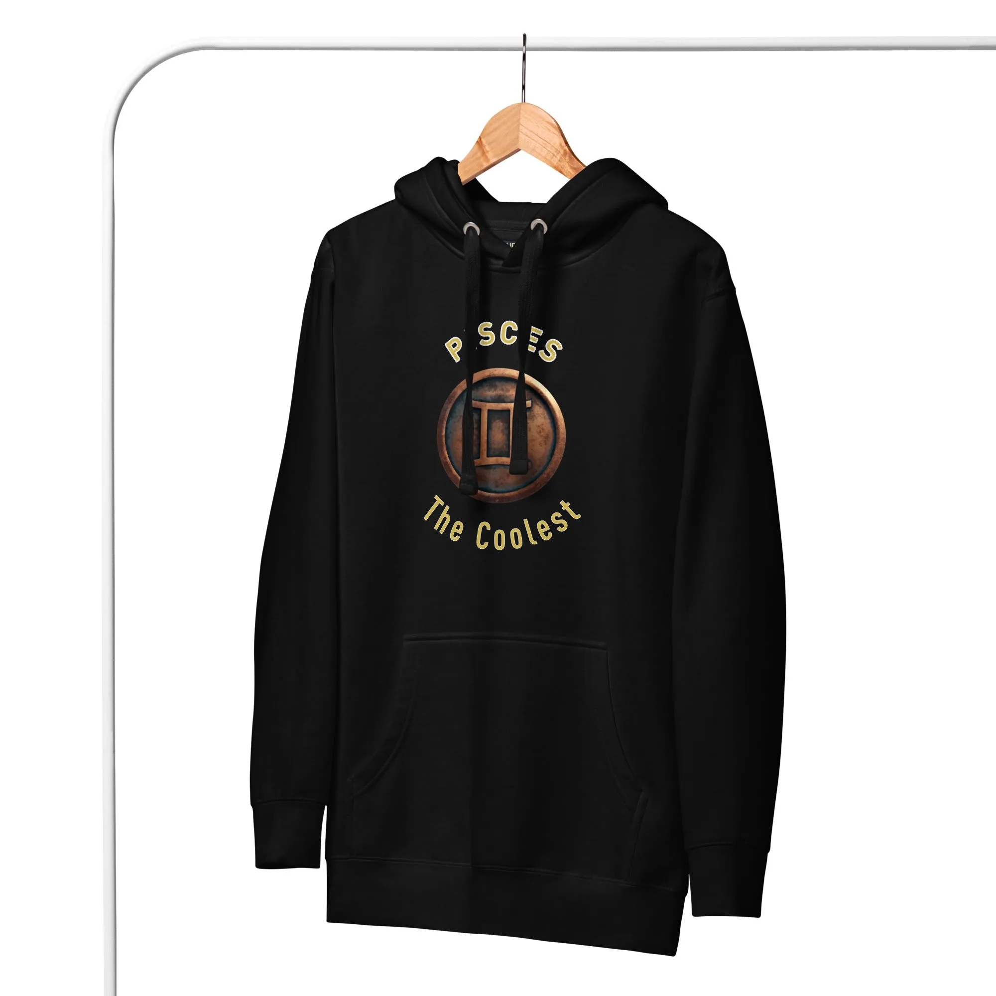 Hoodie Womens Designer (Hoodies Womens - Pisces Zodiac Sign 0052)