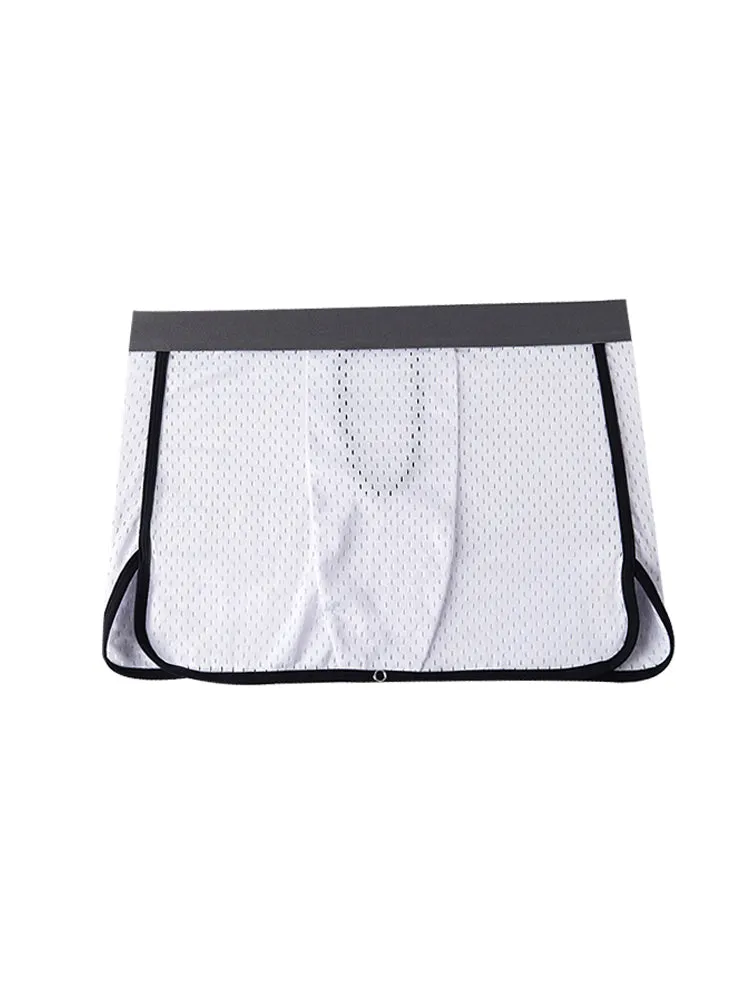 Men's  Button Casual U-Shaped Roman Skirt Dual-Purpose Arrow Pants Underwear