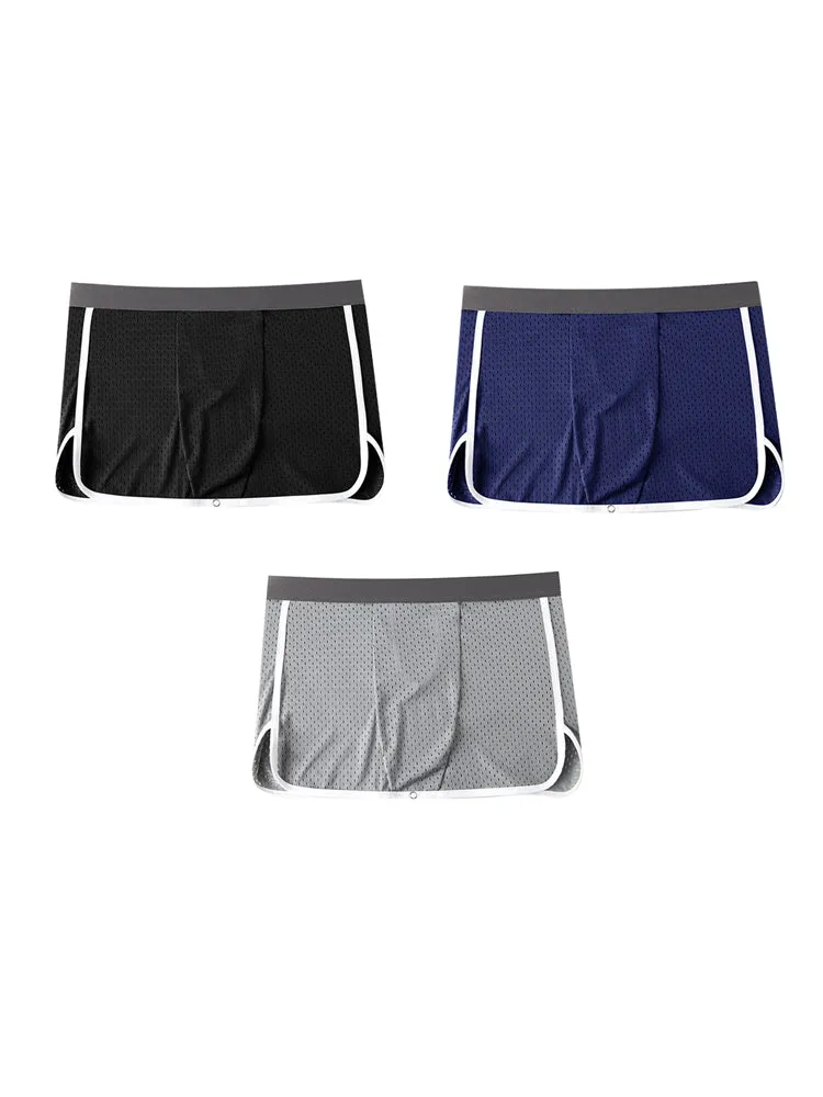 Men's  Button Casual U-Shaped Roman Skirt Dual-Purpose Arrow Pants Underwear