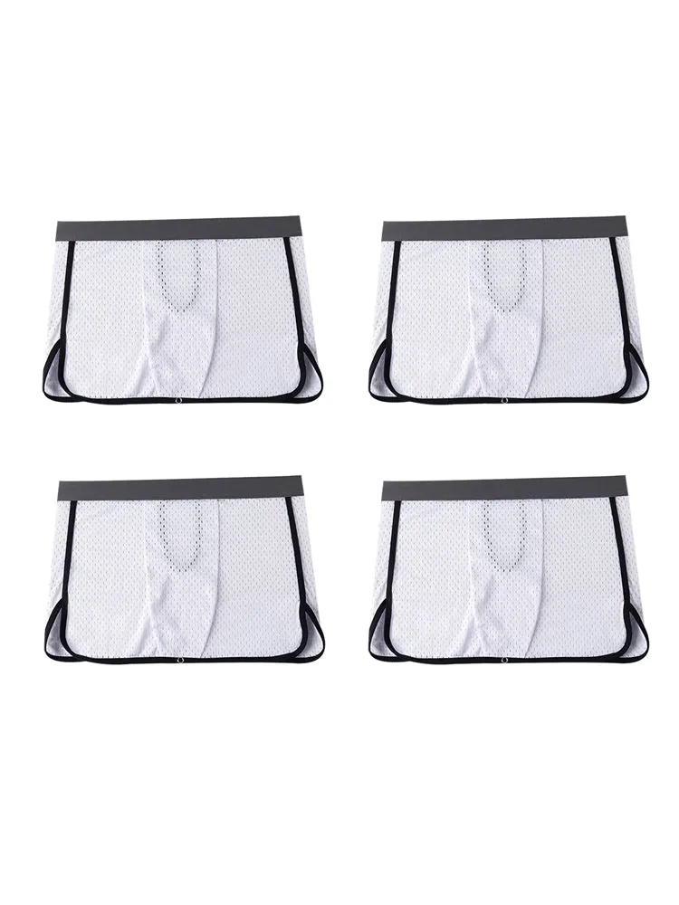 Men's  Button Casual U-Shaped Roman Skirt Dual-Purpose Arrow Pants Underwear