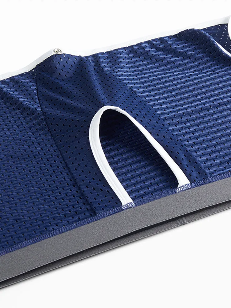 Men's  Button Casual U-Shaped Roman Skirt Dual-Purpose Arrow Pants Underwear