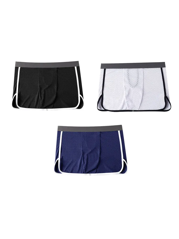 Men's  Button Casual U-Shaped Roman Skirt Dual-Purpose Arrow Pants Underwear