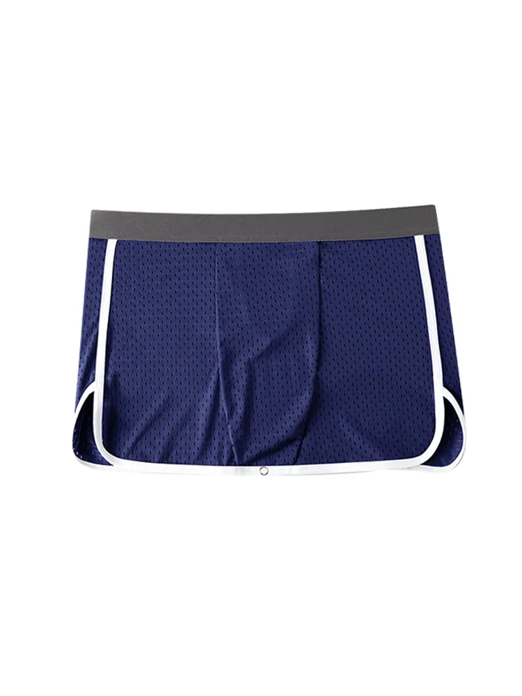 Men's  Button Casual U-Shaped Roman Skirt Dual-Purpose Arrow Pants Underwear