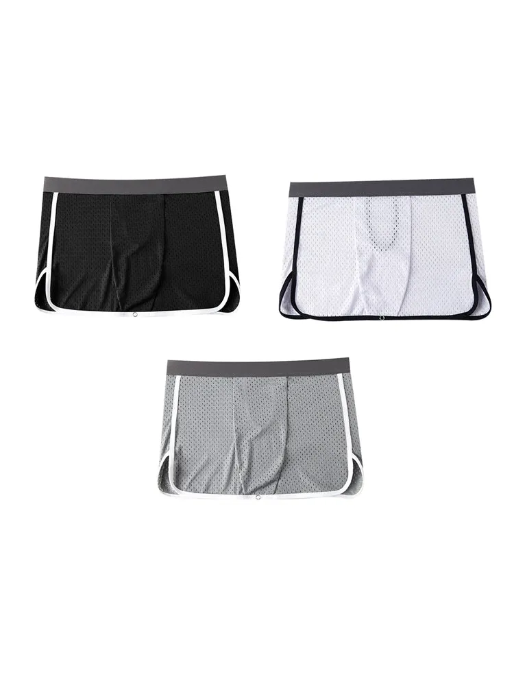 Men's  Button Casual U-Shaped Roman Skirt Dual-Purpose Arrow Pants Underwear