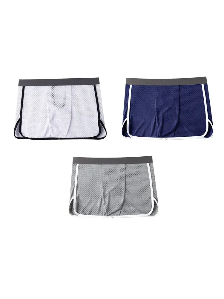Men's  Button Casual U-Shaped Roman Skirt Dual-Purpose Arrow Pants Underwear