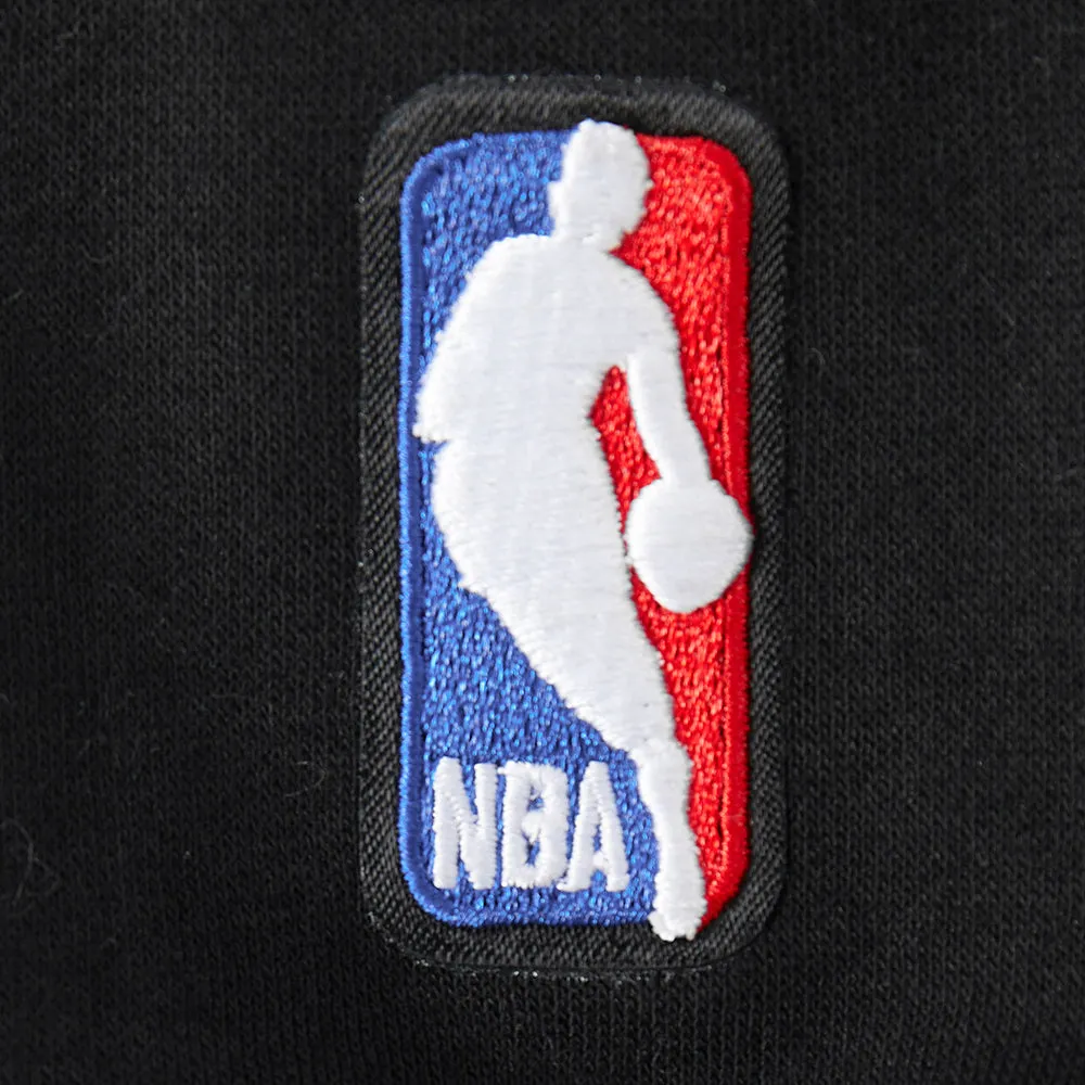 NBA BROOKLYN NETS CLASSIC TODDLER GIRLS FLEECE FULL ZIP HOODIE  (BLACK)