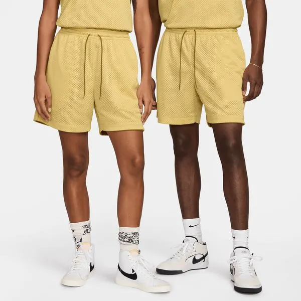 Nike SB Reversible Basketball Skate Shorts Saturn Gold - Bronzine