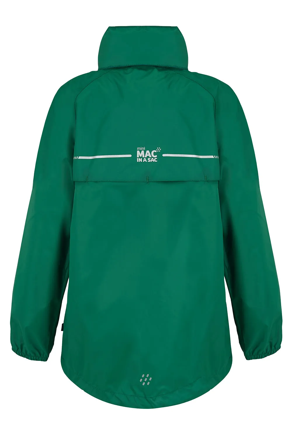 Origin Mini Packable Waterproof Kids Jacket - Bottle Green