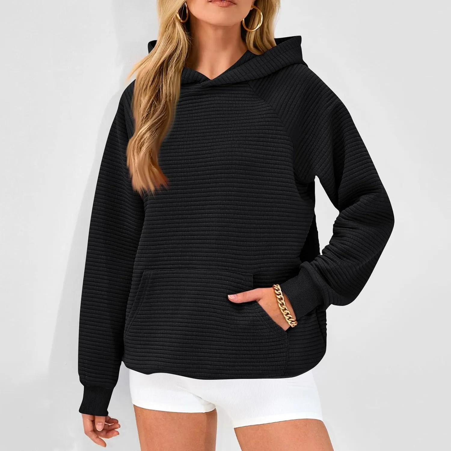 Oversized Hoodies for Women Loose Comfy Long Sleeve Hooded Sweatshirts Casual Trendy Fall Clothes with Pockets