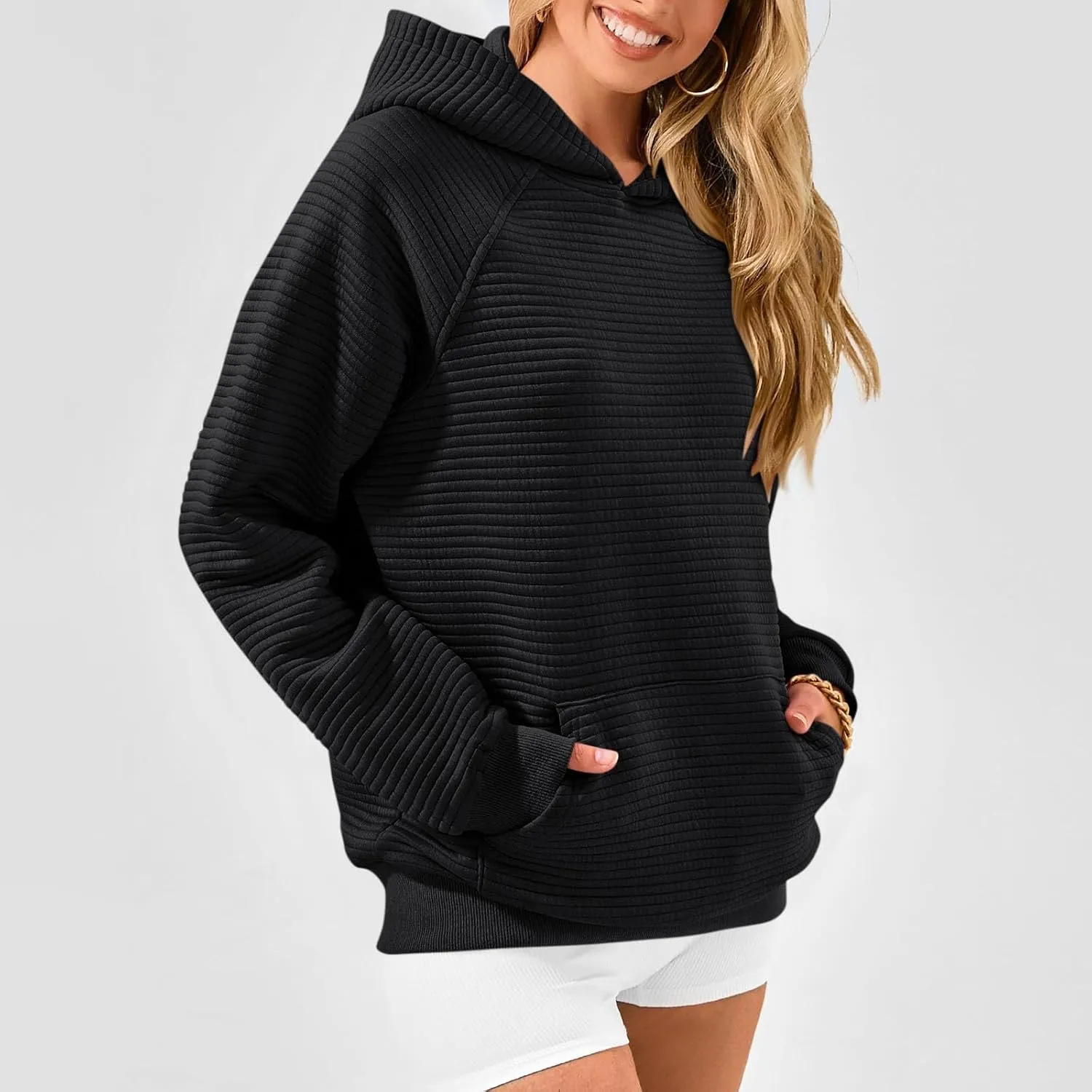 Oversized Hoodies for Women Loose Comfy Long Sleeve Hooded Sweatshirts Casual Trendy Fall Clothes with Pockets