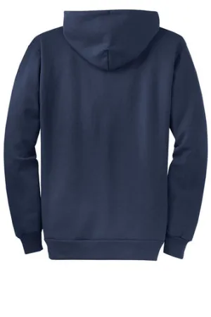 Port & Company Adult Core Fleece Full-Zip Hooded Sweatshirt - Navy