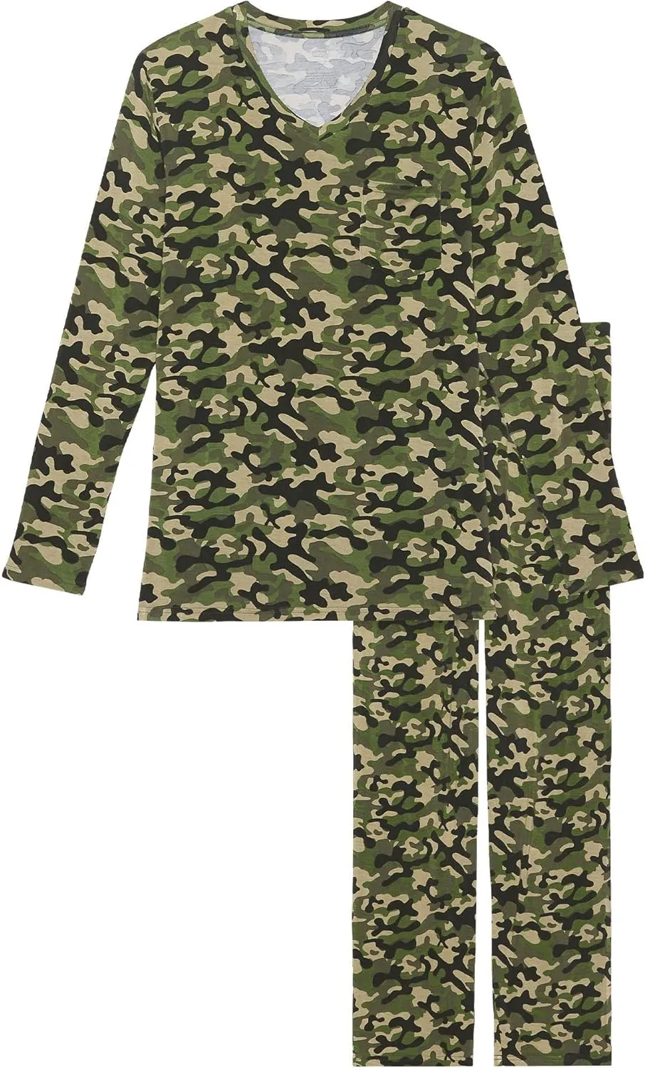 Posh Peanut Adult Pajamas Set - Two Piece Men Loungewear - Soft Viscose from Bamboo Nightwear PJs